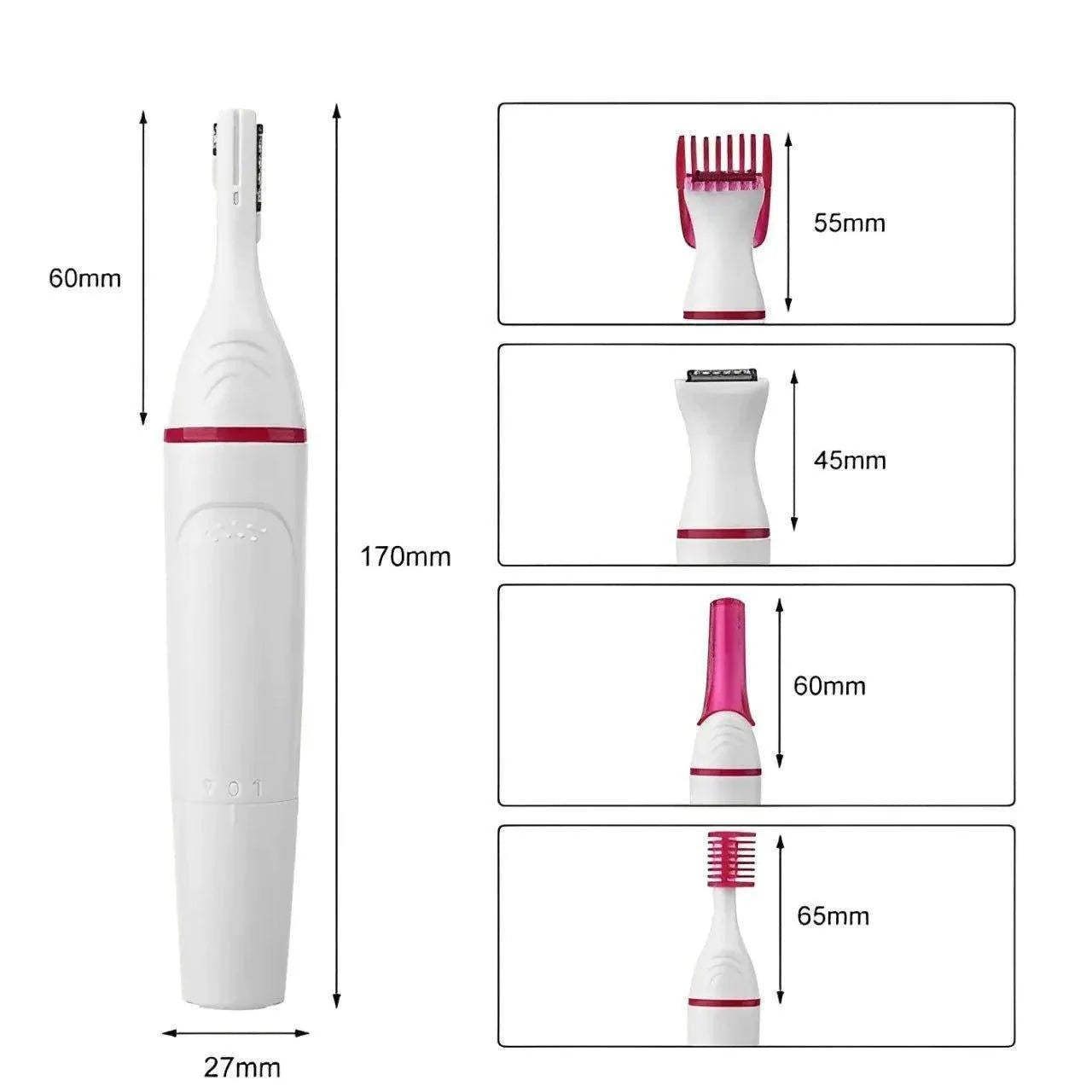 Lisse Depil® - Depiladora Multifuncional 5 em 1 | Pele Lisa Sem Esforço