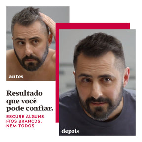 Kit com 3 Frascos Grecin 5 – Castanho Médio Escuro (Shampoo Tonalizante 60ml)