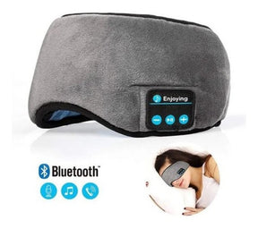 😴 Máscara 2 em 1 Anti-Luz + Fone Bluetooth – Dorme no Escuro com Som de Outro Mundo