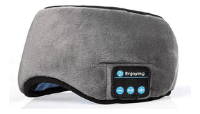 😴 Máscara 2 em 1 Anti-Luz + Fone Bluetooth – Dorme no Escuro com Som de Outro Mundo