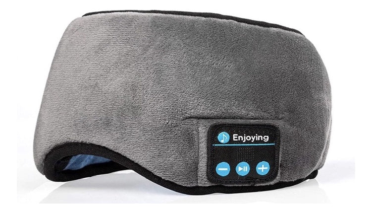 😴 Máscara 2 em 1 Anti-Luz + Fone Bluetooth – Dorme no Escuro com Som de Outro Mundo