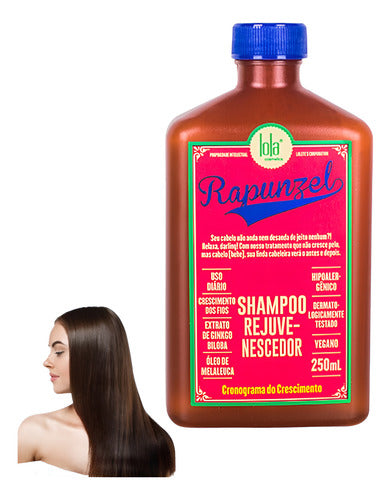 Shampoo Rejuvenescedor Lola Rapunzel 250ml Original Vegano