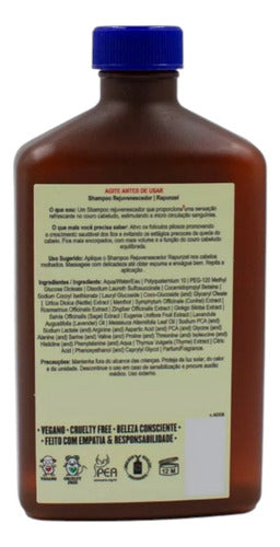 Shampoo Rejuvenescedor Lola Rapunzel 250ml Original Vegano
