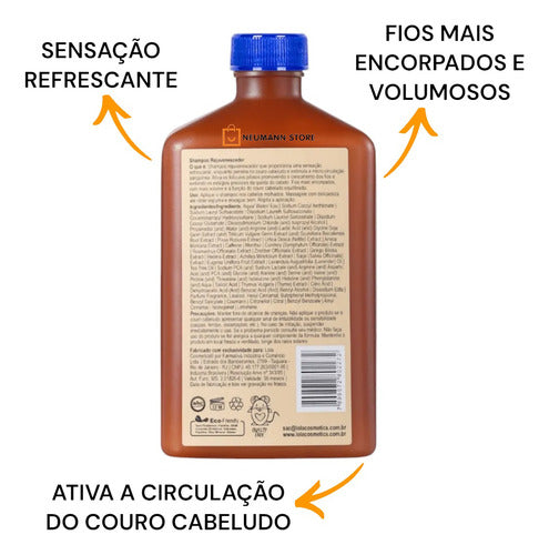 Shampoo Rejuvenescedor Lola Rapunzel 250ml Original Vegano