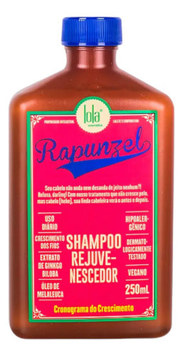 Shampoo Rejuvenescedor Lola Rapunzel 250ml Original Vegano