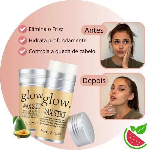 Finalizador para Cabelo Anti Frizz Glow® | Brilho e Penteado Perfeito em Minutos