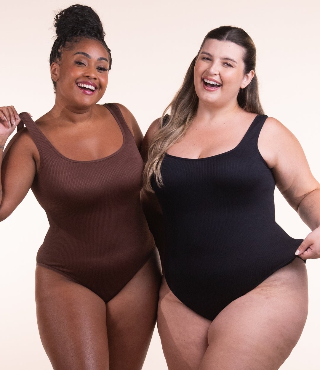 2 Bodys Shaper Canelado – Compre 1 Leve 2 | Conforto e Modelagem Perfeita